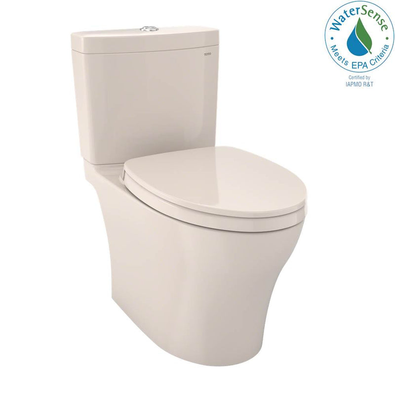 TOTO Aquia IV 1G WASHLET+ Two-Piece Elongated Dual Flush 1.0 and 0.8 GPF Toilet with CEFIONTECT
