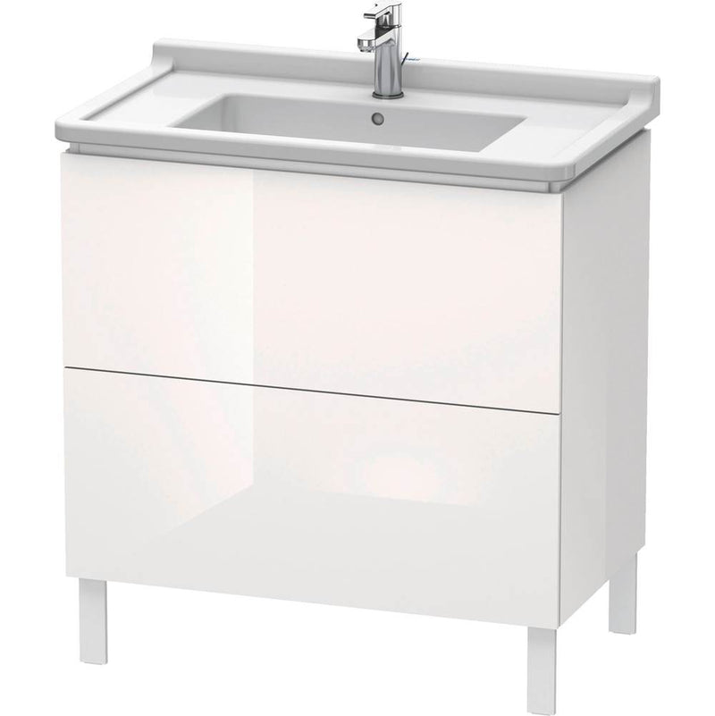 Duravit L-Cube Two Drawer Floorstanding Vanity Unit