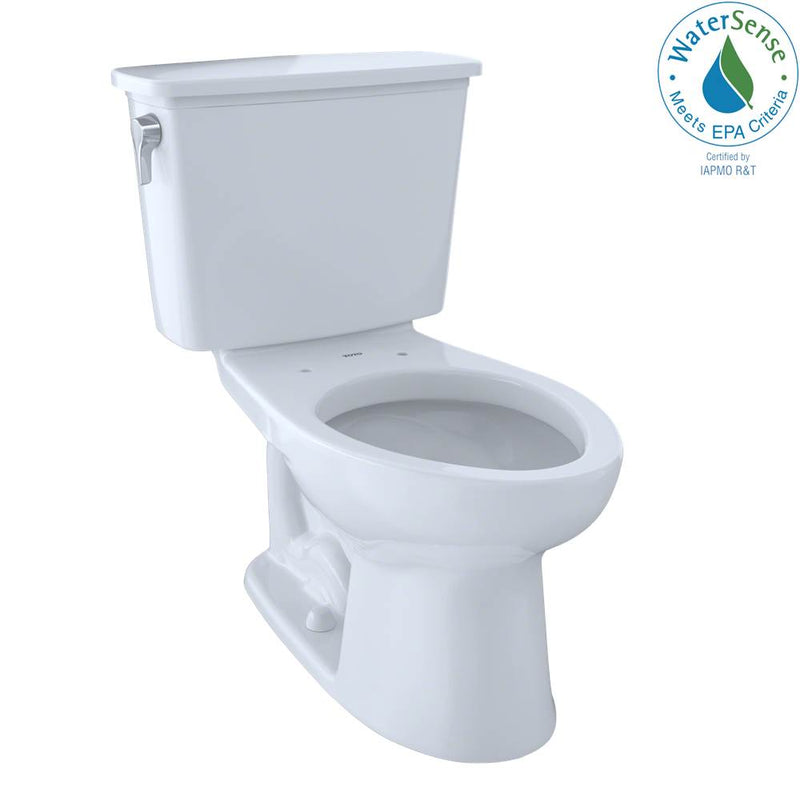 TOTO ECO DRAKE TOILET AND TANK-10'' RI COTTON C744EF.10 + ST744E