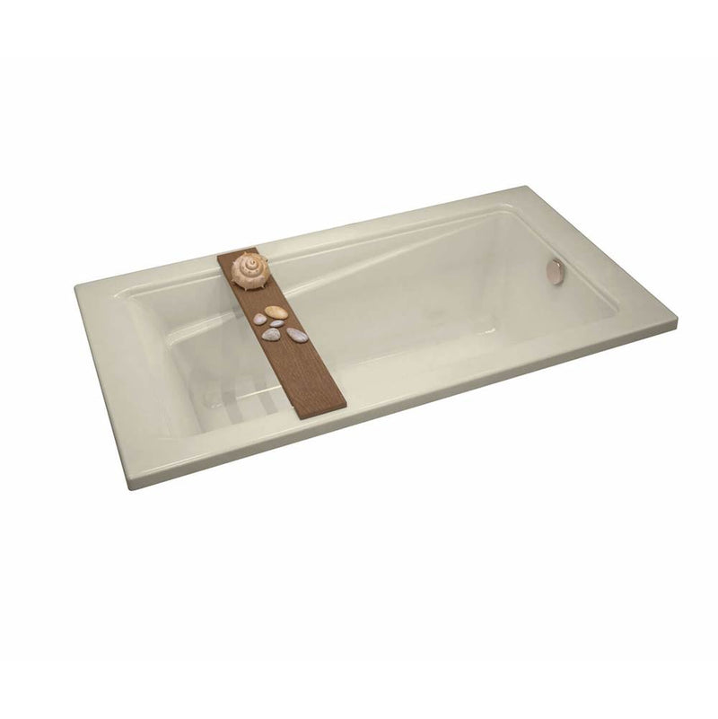 Maax Exhibit 6634 Acrylic Drop-in End Drain Combined Whirlpool & Aeroeffect Bathtub