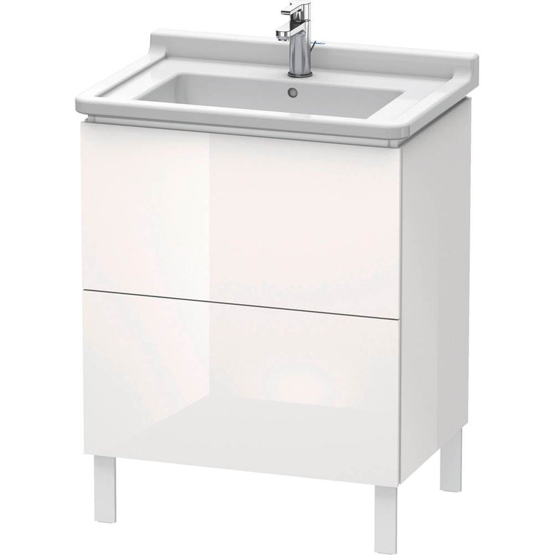 Duravit L-Cube Two Drawer Floorstanding Vanity Unit