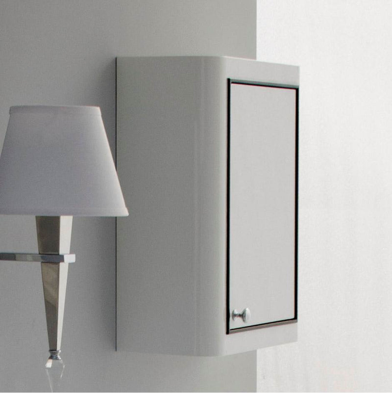 Lacava Wall-mounted storage cabinet with one door and 2 adjustable shelves