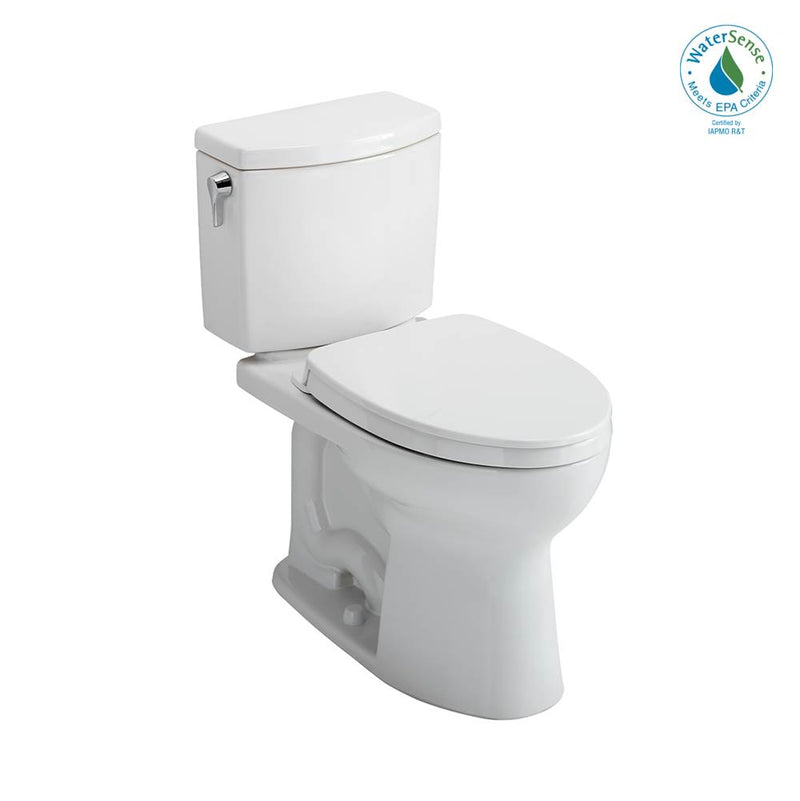 TOTO Toto® Drake® II 1G® Two-Piece Elongated 1.0 Gpf Universal Height Toilet With Ss124 Softclose Seat, Washlet+ Ready