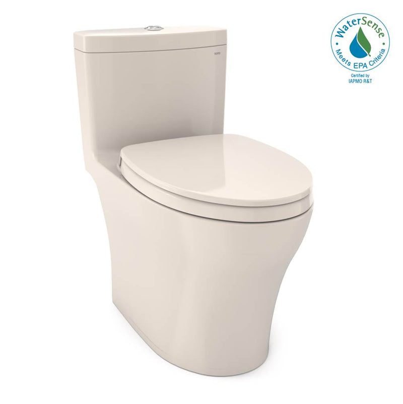 TOTO Toto® Aquia® Iv One-Piece Elongated Dual Flush 1.28 And 0.9 Gpf Universal Height, Washlet®+ Ready Toilet With Cefiontect®