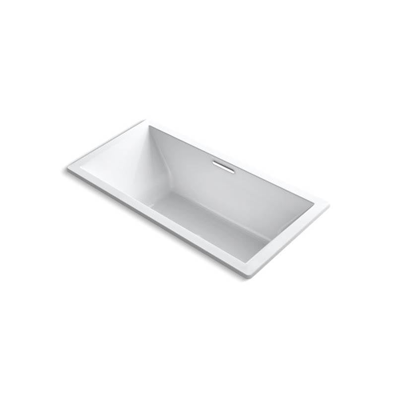 Kohler Underscore® Rectangle 72'' x 36'' drop-in VibrAcoustic® bath with Bask® heated surface and center drain