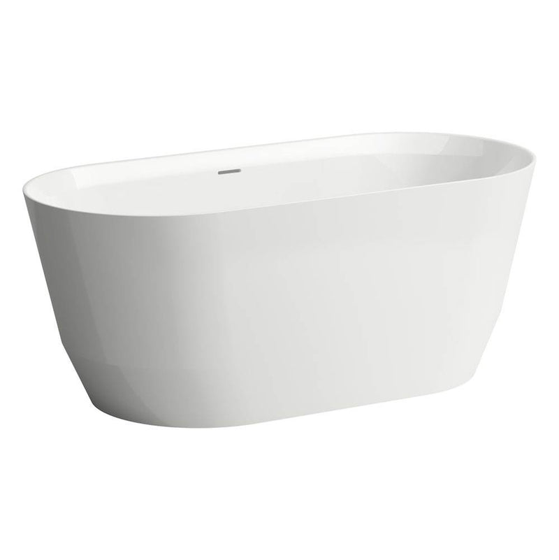 Laufen Freestanding Bathtub, Marbond material glossy finish