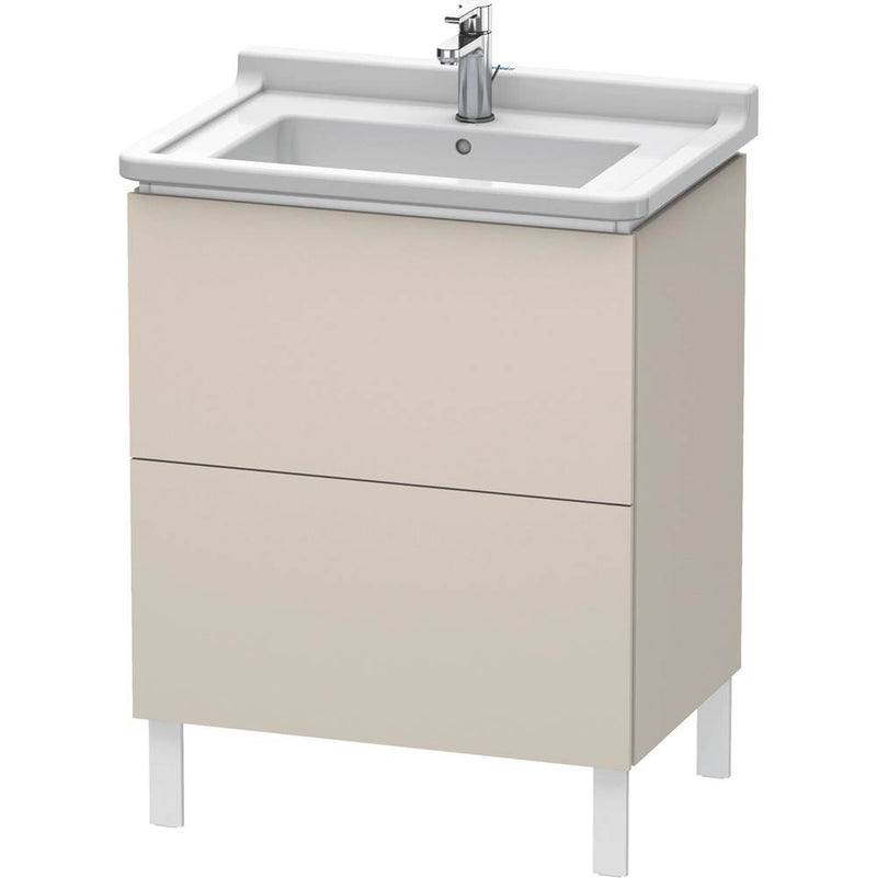 Duravit L-Cube Two Drawer Floorstanding Vanity Unit