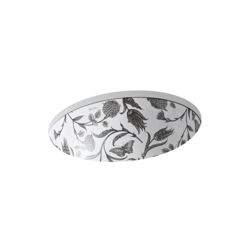 Kohler Botanical Study™ Caxton® Oval Undermount bathroom sink