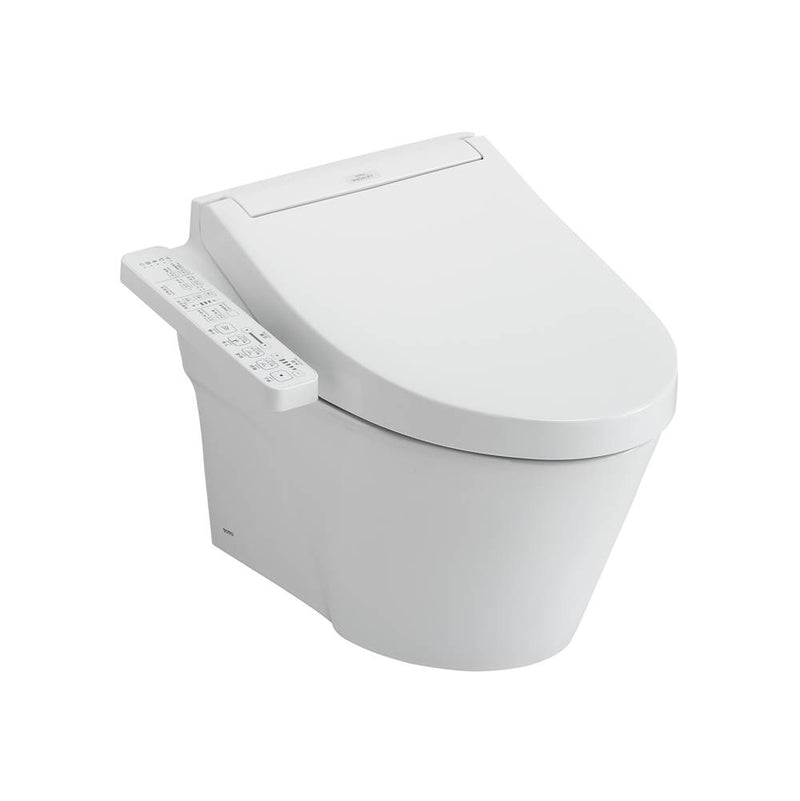 TOTO Toto® Washlet®+ Ap Wall-Hung Elongated Toilet And Washlet C2 And Duofit® In-Wall 0.9 And 1.28 Gpf Dual-Flush Tank System