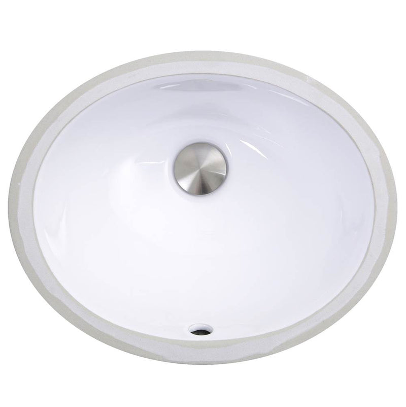 Nantucket Sinks 13 Inch X 10 Inch Undermount Ceramic Sink