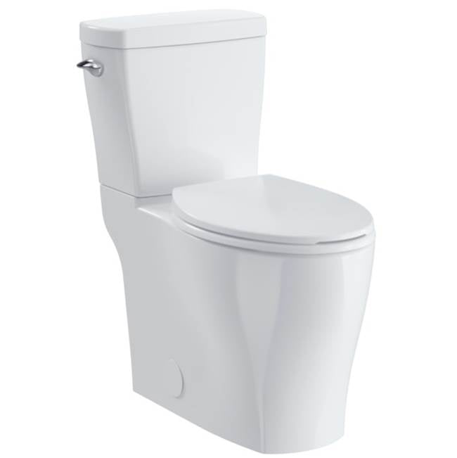 Gerber Plumbing Lemora 1.28Gpf Ada El 12'' Ri Combo: G0021197 Bowl W/ G0028197 Tank