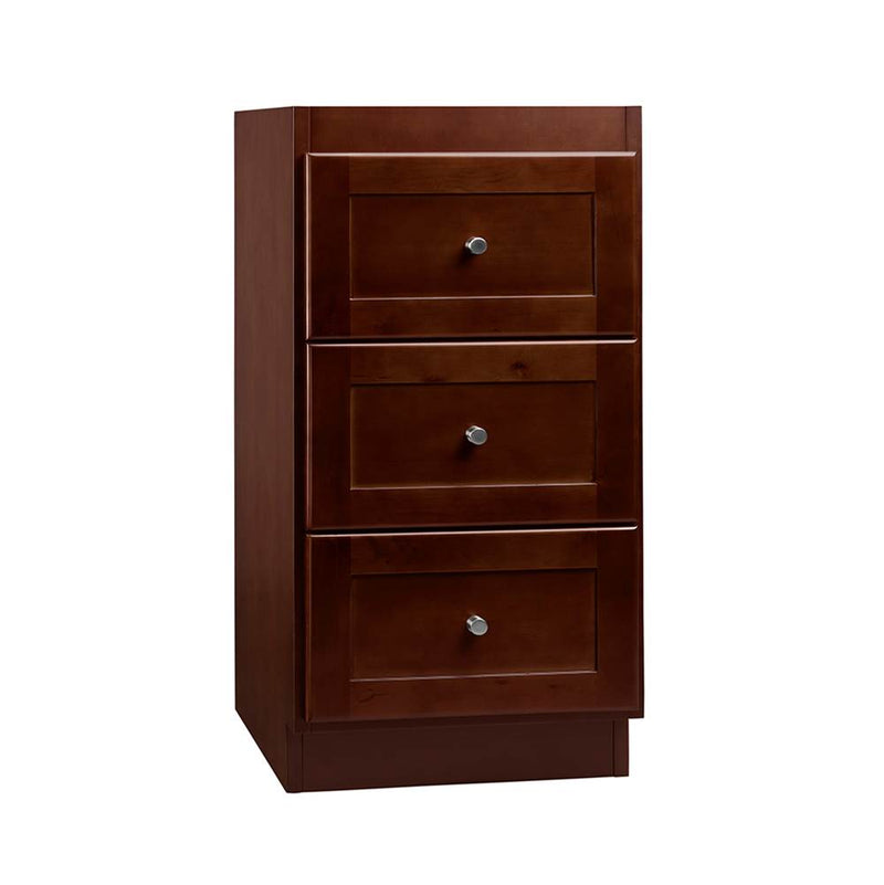 Ronbow 15'' Shaker Freestanding Bathroom Storage Drawer Bank