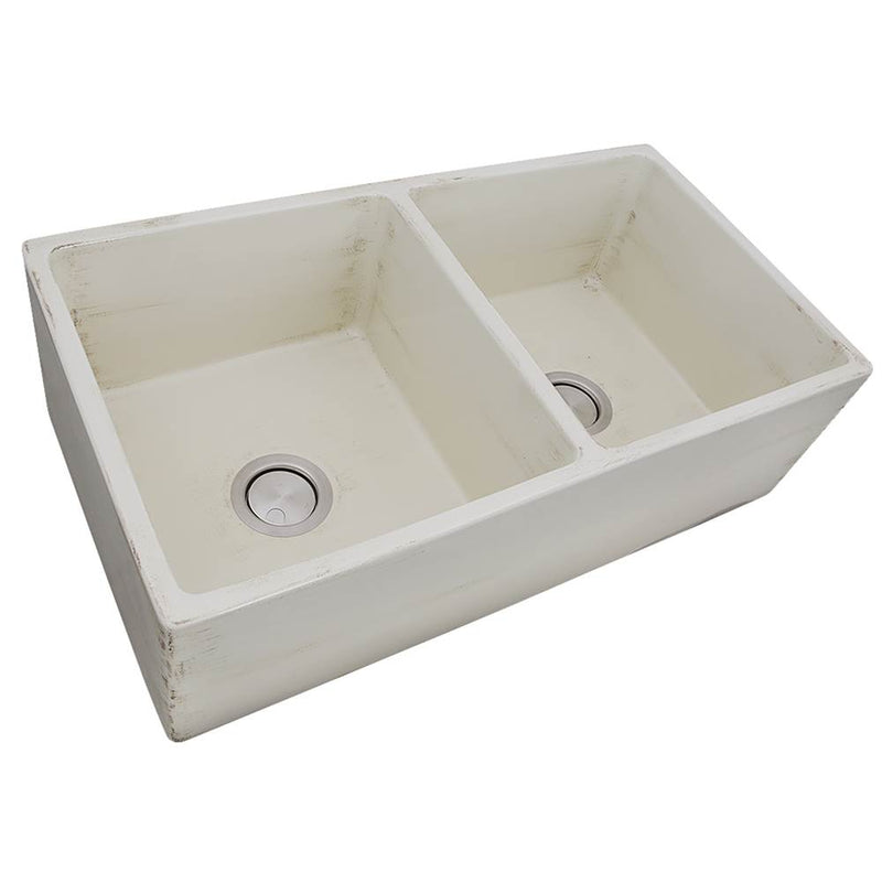 Nantucket Sinks Double Bowl Farmhouse Fireclay Sink