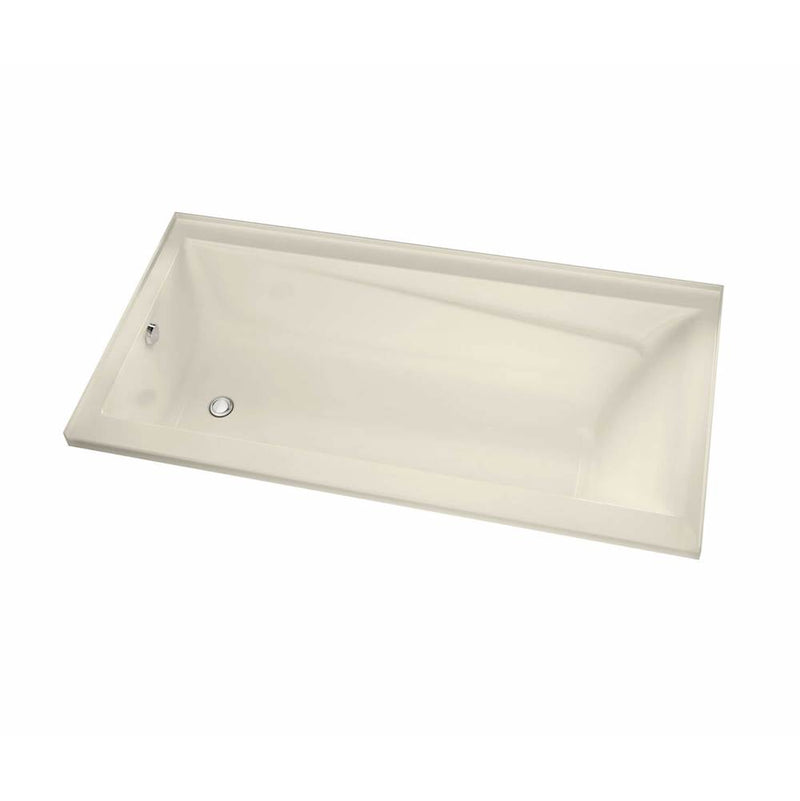 Maax Exhibit 6632 IF Acrylic Alcove Left-Hand Drain Whirlpool Bathtub