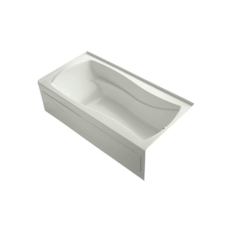 Kohler Mariposa® 66'' x 36'' integral apron Heated BubbleMassage™ air bath with Bask® heated surface and right-hand drain