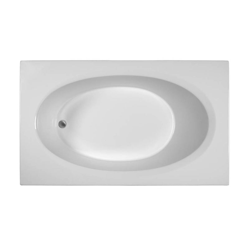 MTI Basics 71X42 End Drain Soaking Bath-Basics
