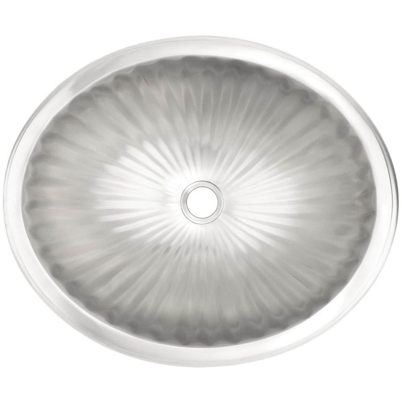 Linkasink Bronze oval fluted