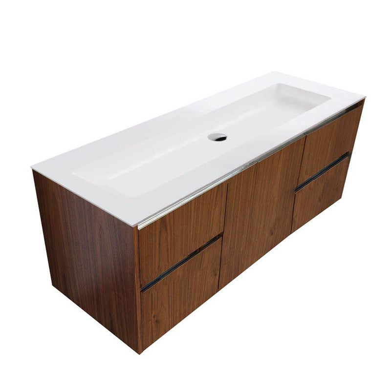 Lacava Vanity top solid surface Bathroom Sink with overflow.