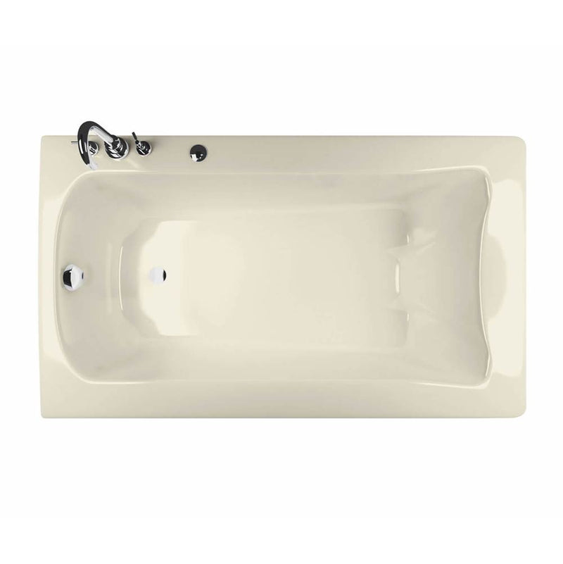 Maax Release 6032 Acrylic Drop-in End Drain Combined Hydromax & Aerofeel Bathtub