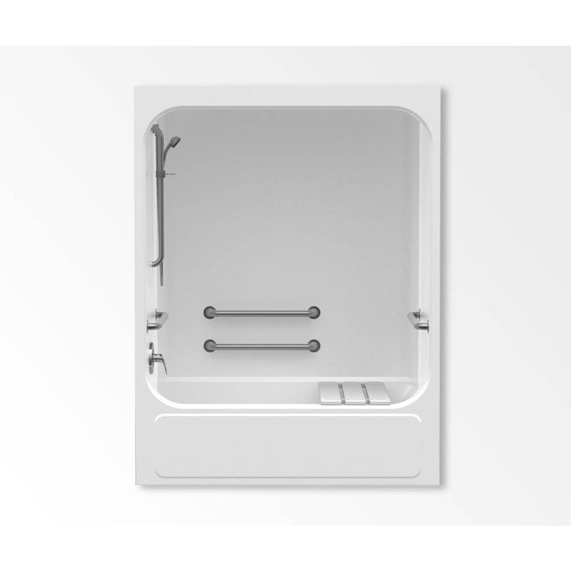 Aquatic 6032ITS One-Piece Tub Shower