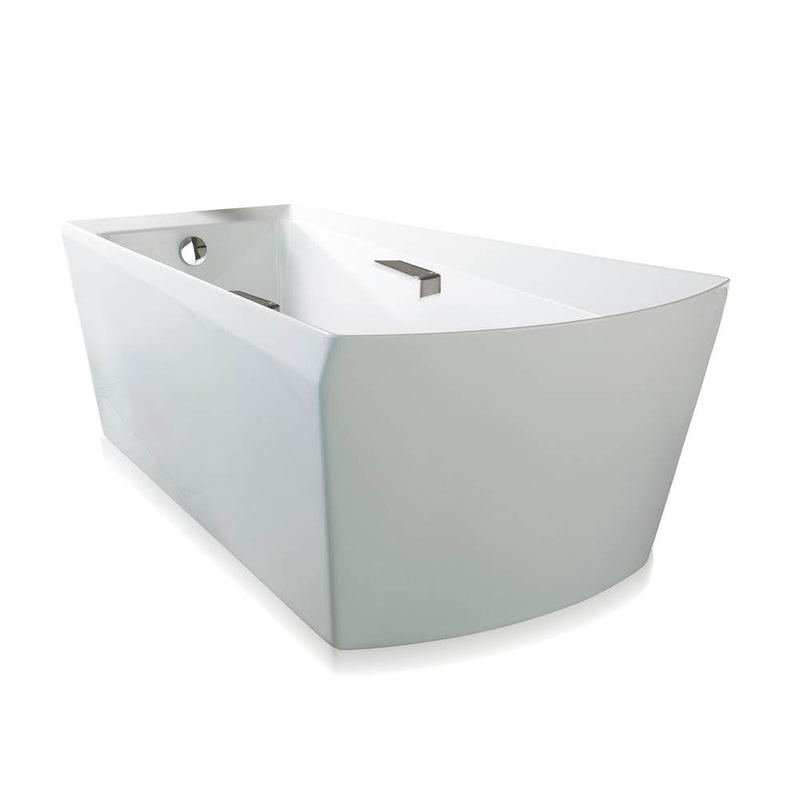 TOTO Acrylic Soiree Freestanding Soaker - Cp Grab Bars