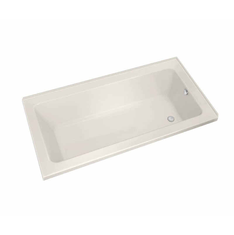 Maax Pose 7242 IF Acrylic Corner Right Left-Hand Drain Whirlpool Bathtub