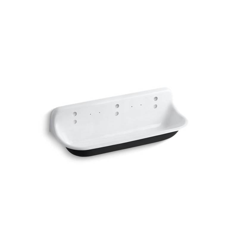 Kohler Brockway™ 5'' wall-mounted wash sink with 3 faucet holes