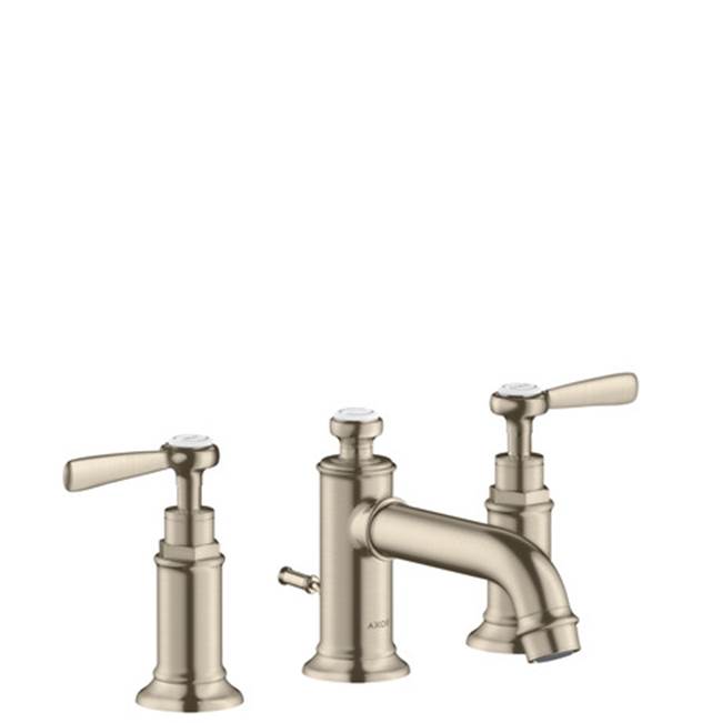 Axor Montreux Widespread Faucet 30 with Lever Handles and Pop-Up Drain, 1.2 GPM