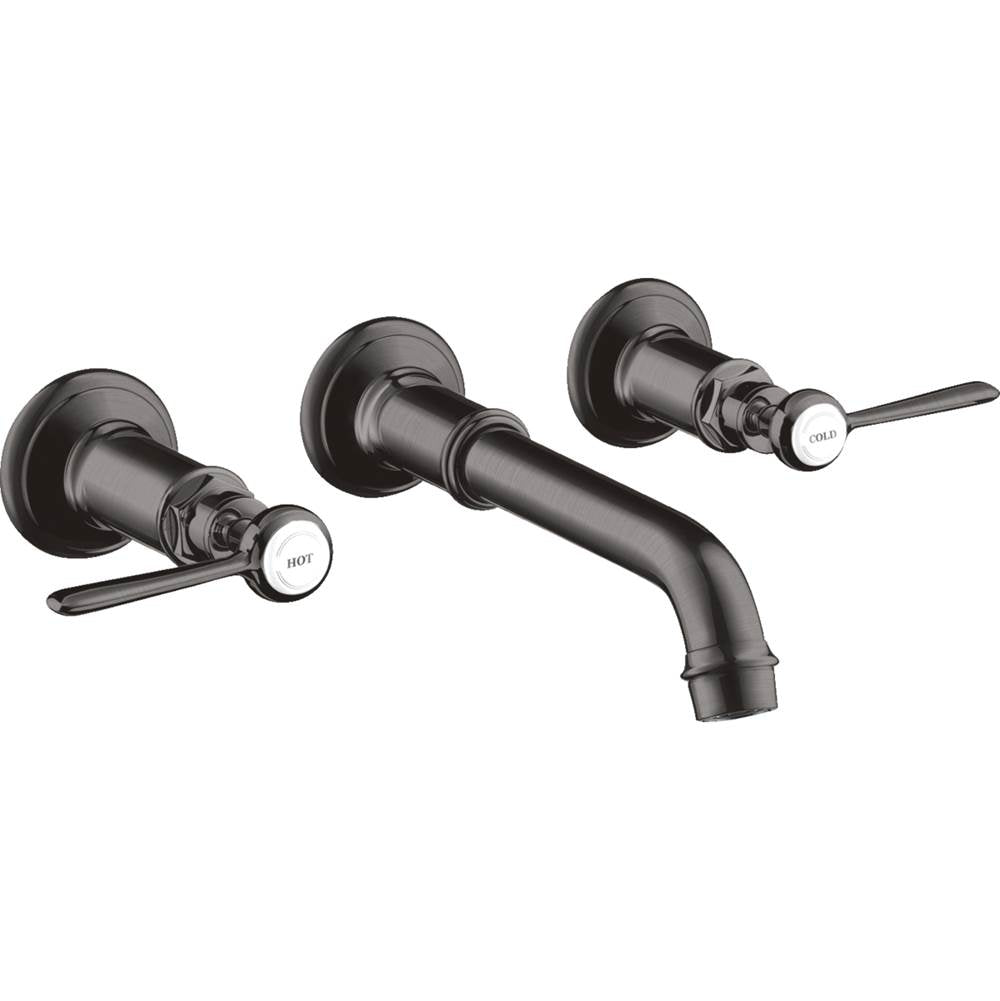 Axor Montreux Wall-Mounted Widespread Faucet Trim with Lever Handles, 1.2 GPM