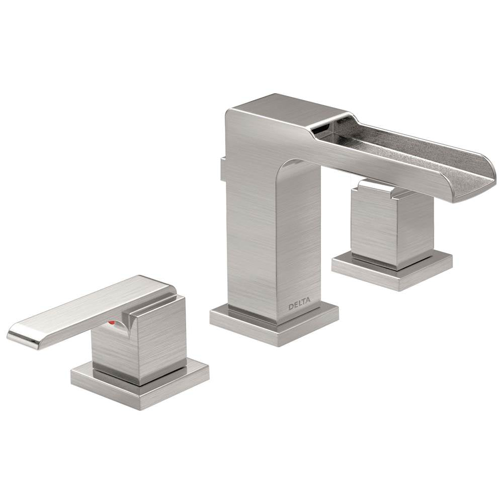 Delta Faucet Ara® Two Handle Widespread Channel Bathroom Faucet