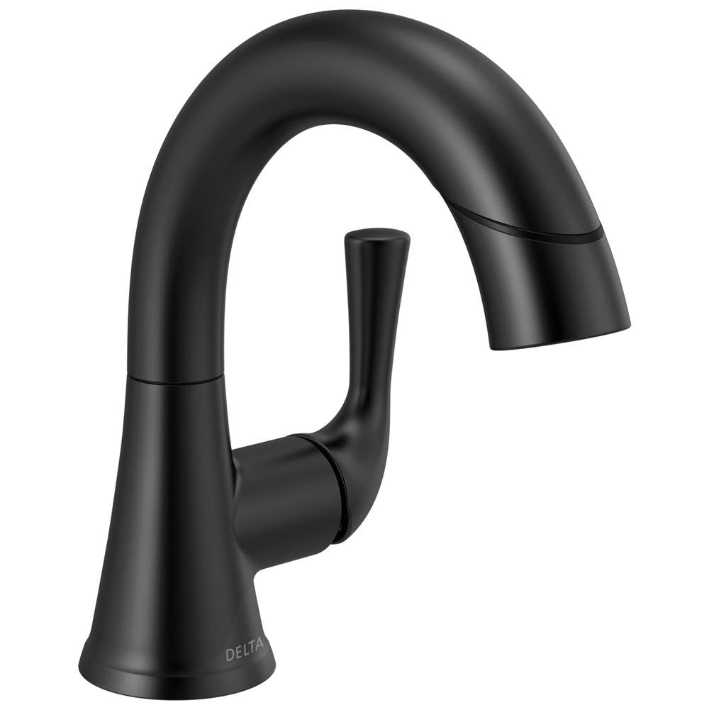 Delta Faucet Kayra™ Single Handle Pull-Down Bathroom Faucet