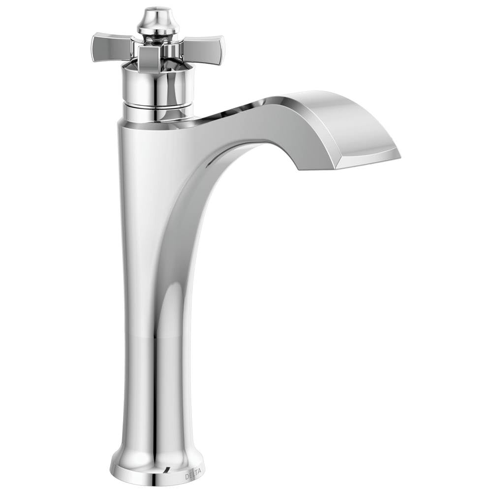 Delta Faucet Dorval™ Single Handle Mid-Height Vessel Bathroom Faucet