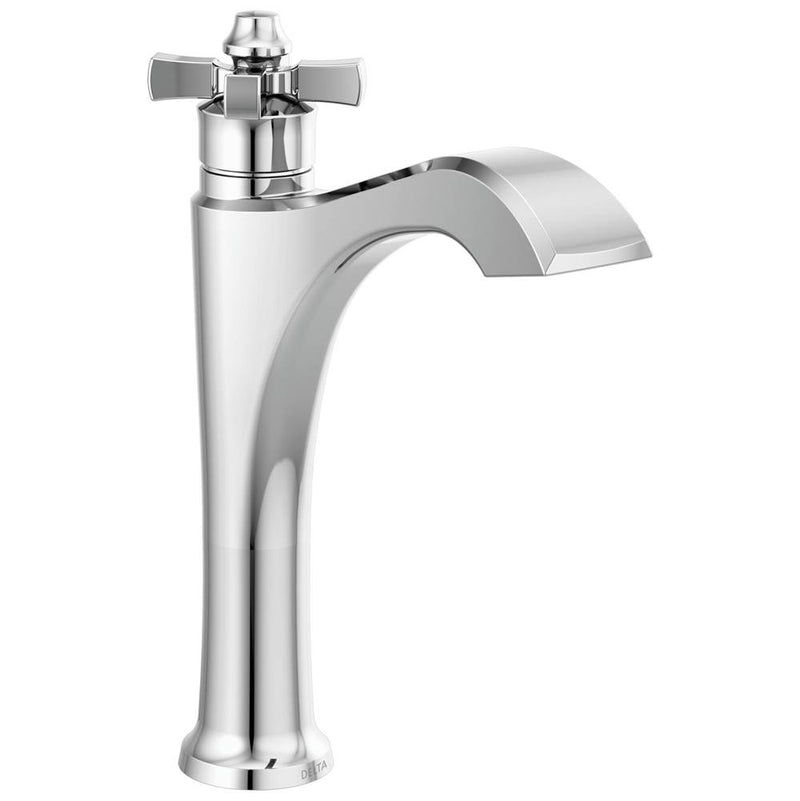 Delta Faucet Dorval™ Single Handle Mid-Height Vessel Bathroom Faucet