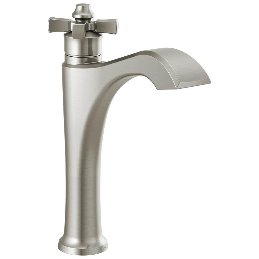 Delta Faucet Dorval™ Single Handle Mid-Height Vessel Bathroom Faucet