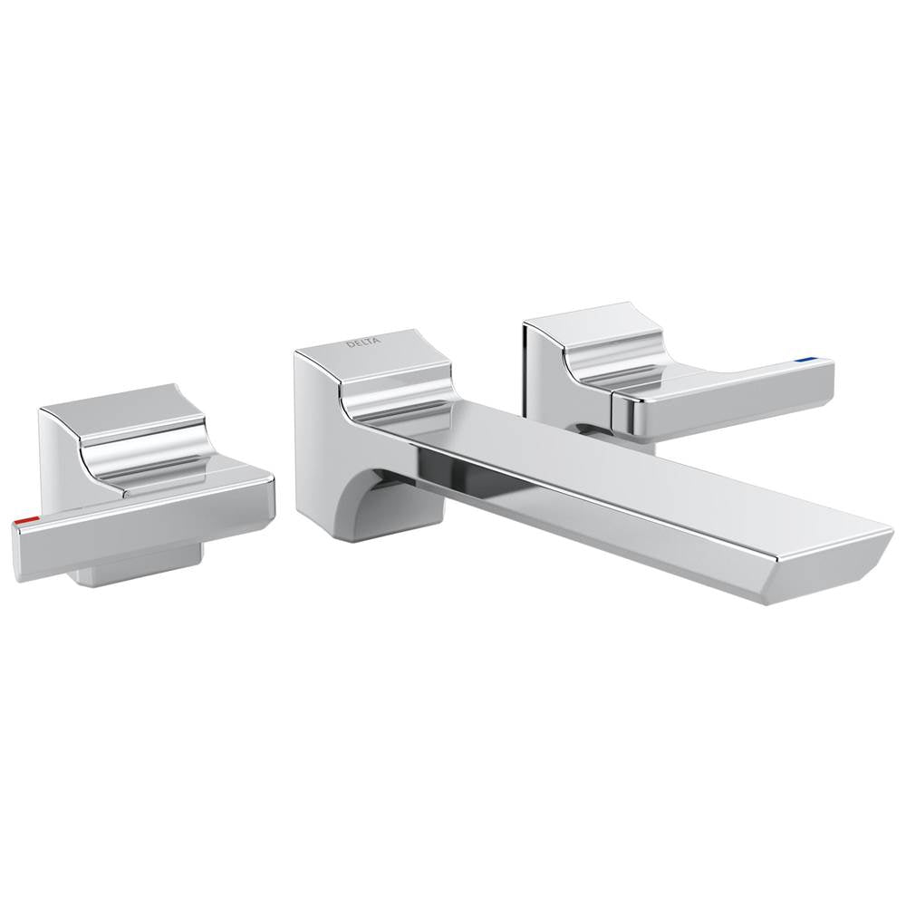 Delta Faucet Pivotal™ Two Handle Wall Mount Bathroom Faucet Trim