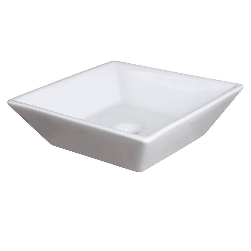 Fresca Bath Fresca Torino White Vessel Sink