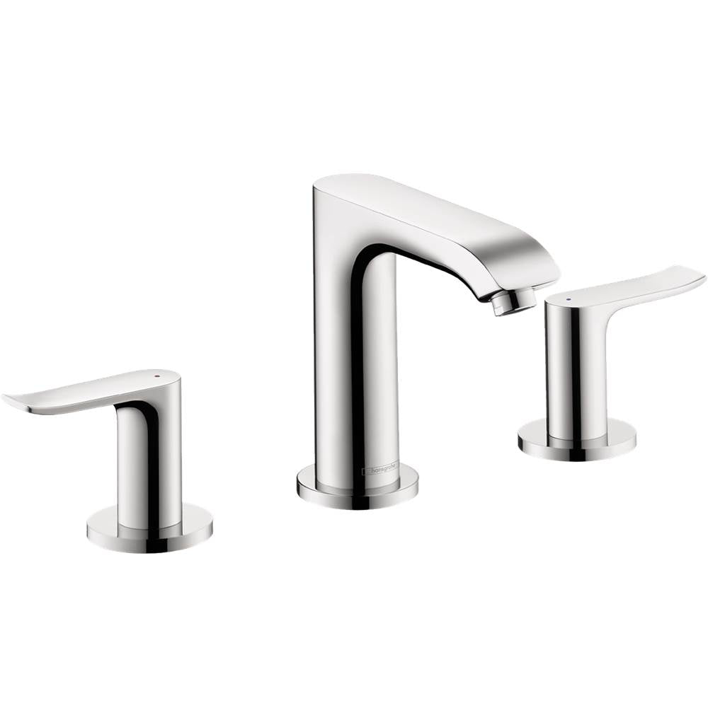 Hansgrohe Metris Widespread Faucet 100 with Pop-Up Drain, 0.5 GPM