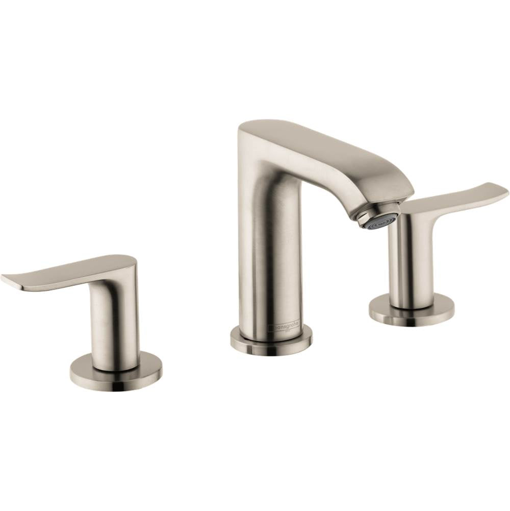 Hansgrohe Metris Widespread Faucet 100 with Pop-Up Drain, 0.5 GPM