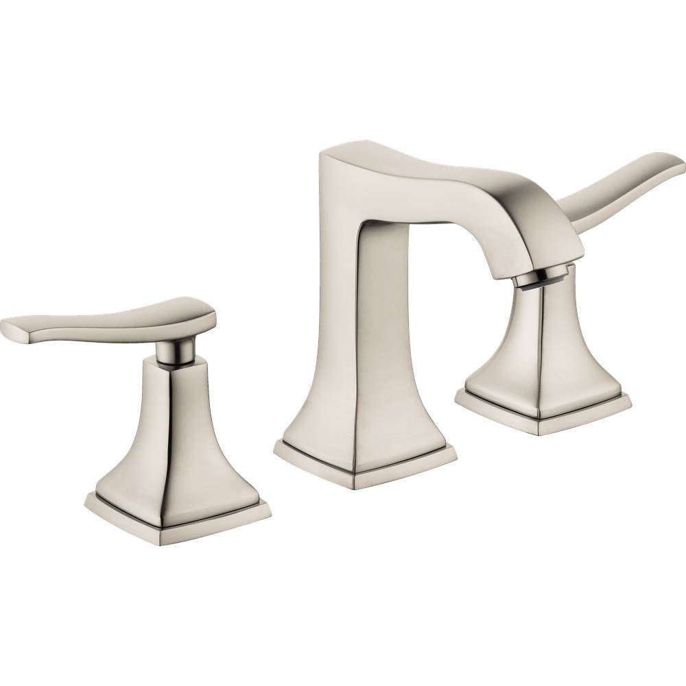 Hansgrohe Metropol Classic Widespread Faucet 110 with Lever Handles and Pop-Up Drain, 1.2 GPM