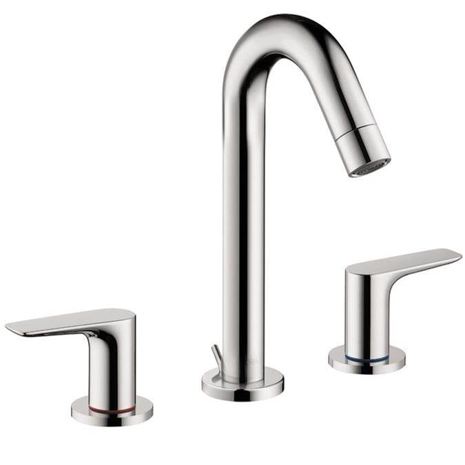 Hansgrohe Logis Widespread Faucet 150 with Pop-Up Drain, 1.2 GPM