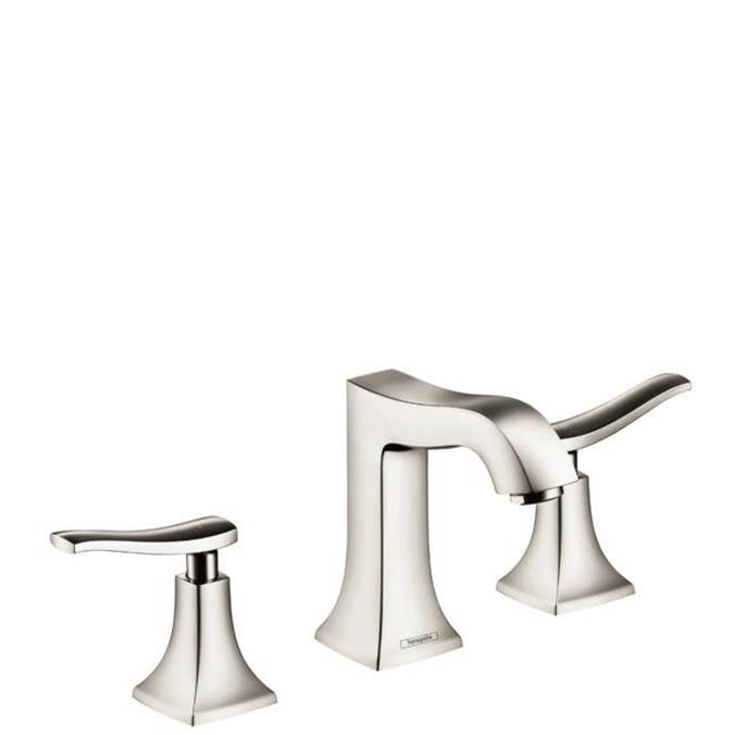 Hansgrohe Metris Widespread Faucet 100 With Pop-Up Drain, 1.2 Gpm