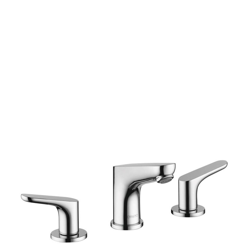 Hansgrohe Focus Widespread Faucet 100 with Pop-Up Drain, 1.0 GPM