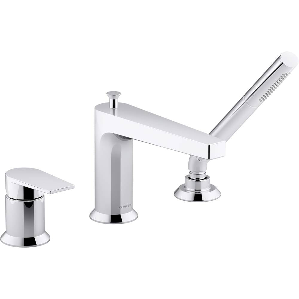 Kohler Taut™ 11 gpm deck-mount bath faucet with handshower
