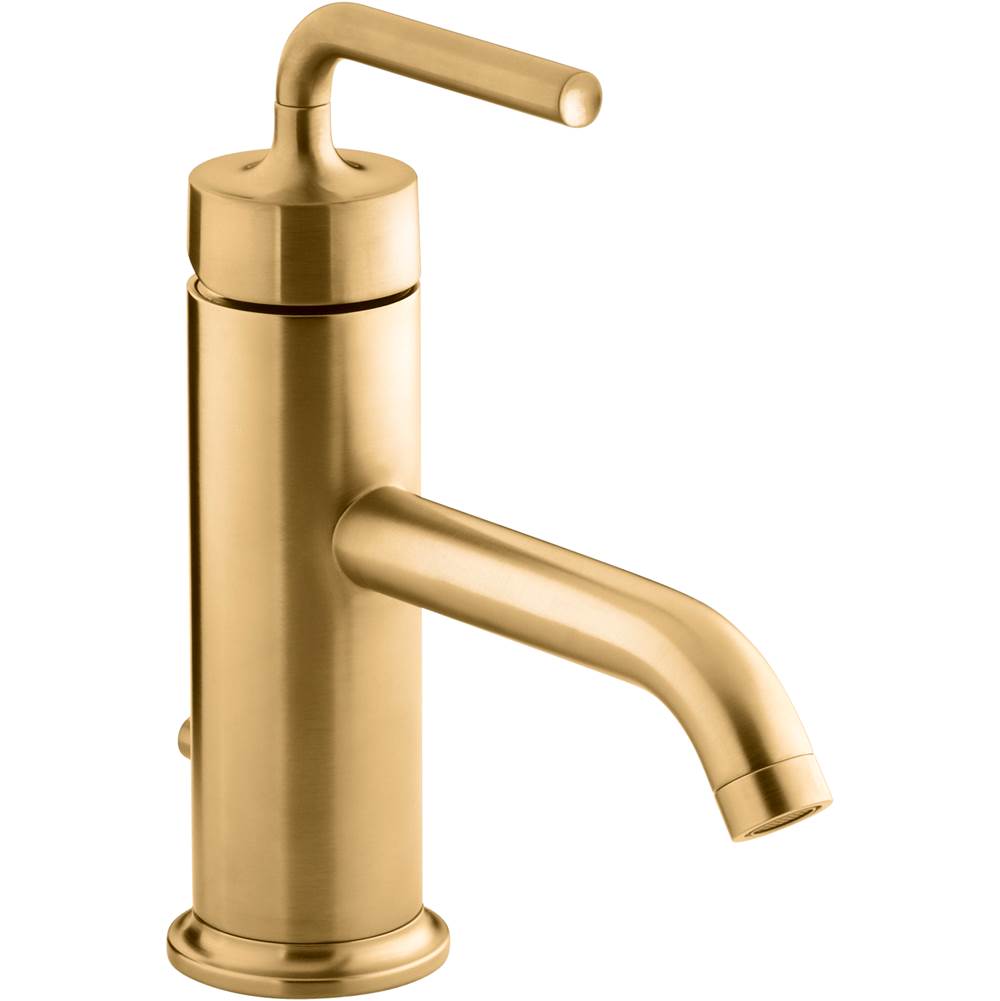 Kohler Purist® Single-handle bathroom sink faucet with straight lever handle