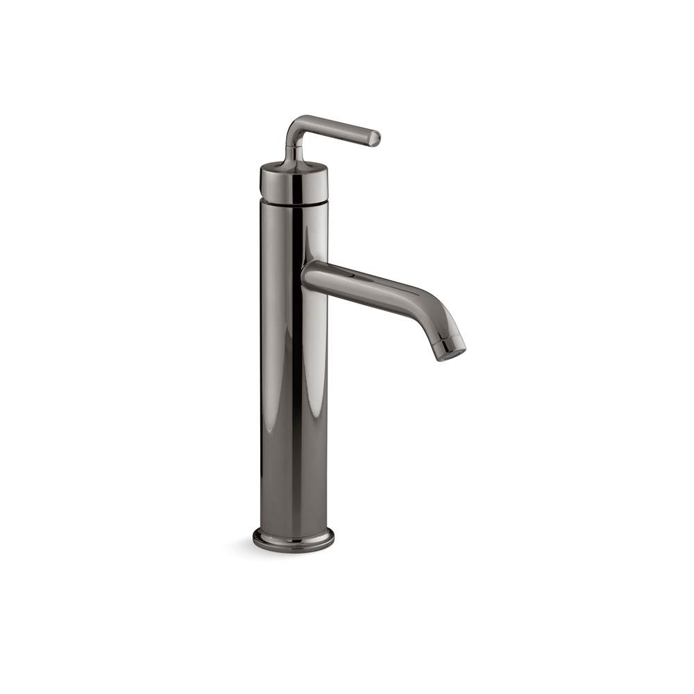 Kohler Purist® Tall Single-handle bathroom sink faucet with straight lever handle
