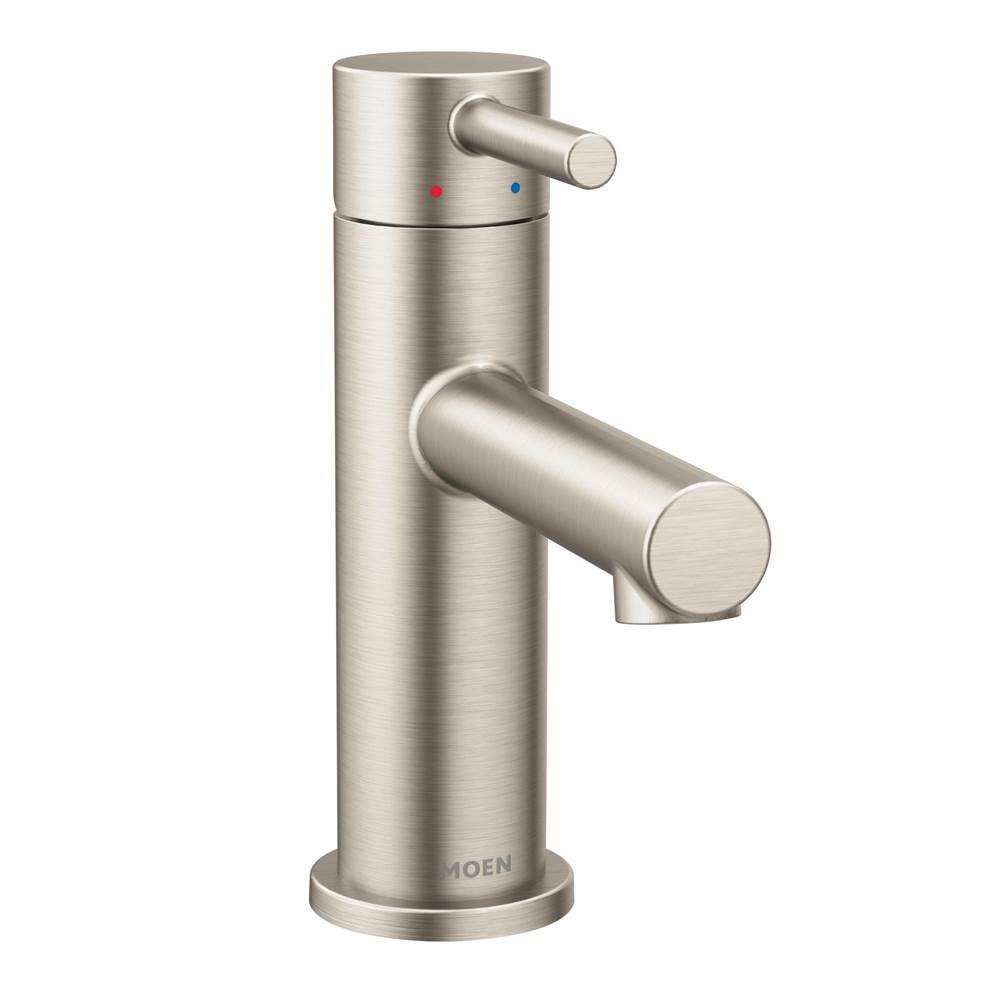 Moen Align One-Handle Modern Bathroom Faucet with Drain Assembly and Optional Deckplate