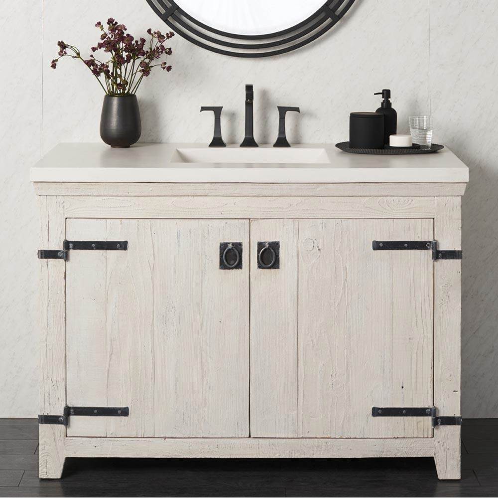 Native Trails 48'' Americana Vanity Base in Whitewash