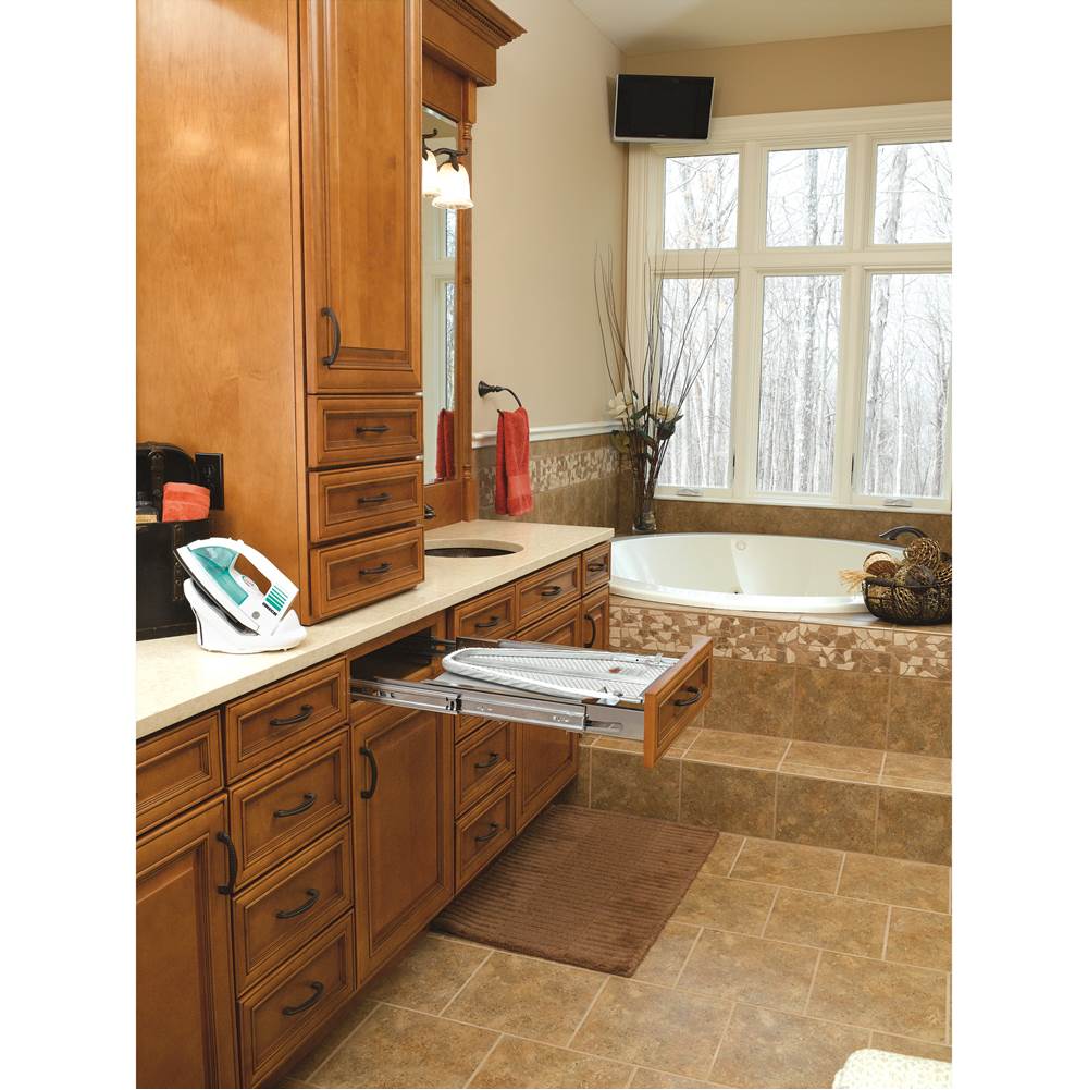Rev-A-Shelf Pull Out Ironing Board for Vanity Cabinet Drawers
