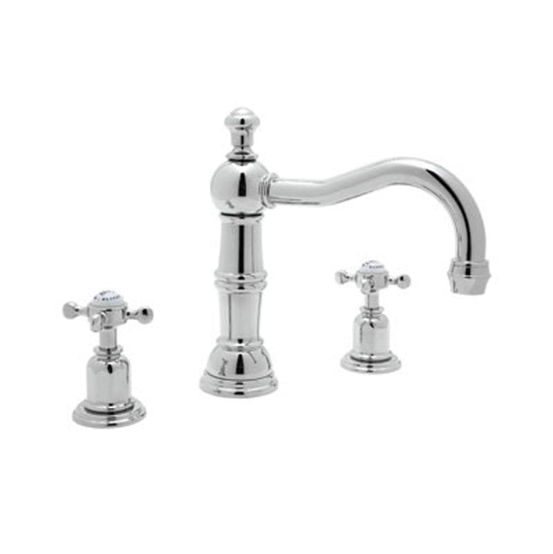Rohl Edwardian™ Widespread Lavatory Faucet With Column Spout
