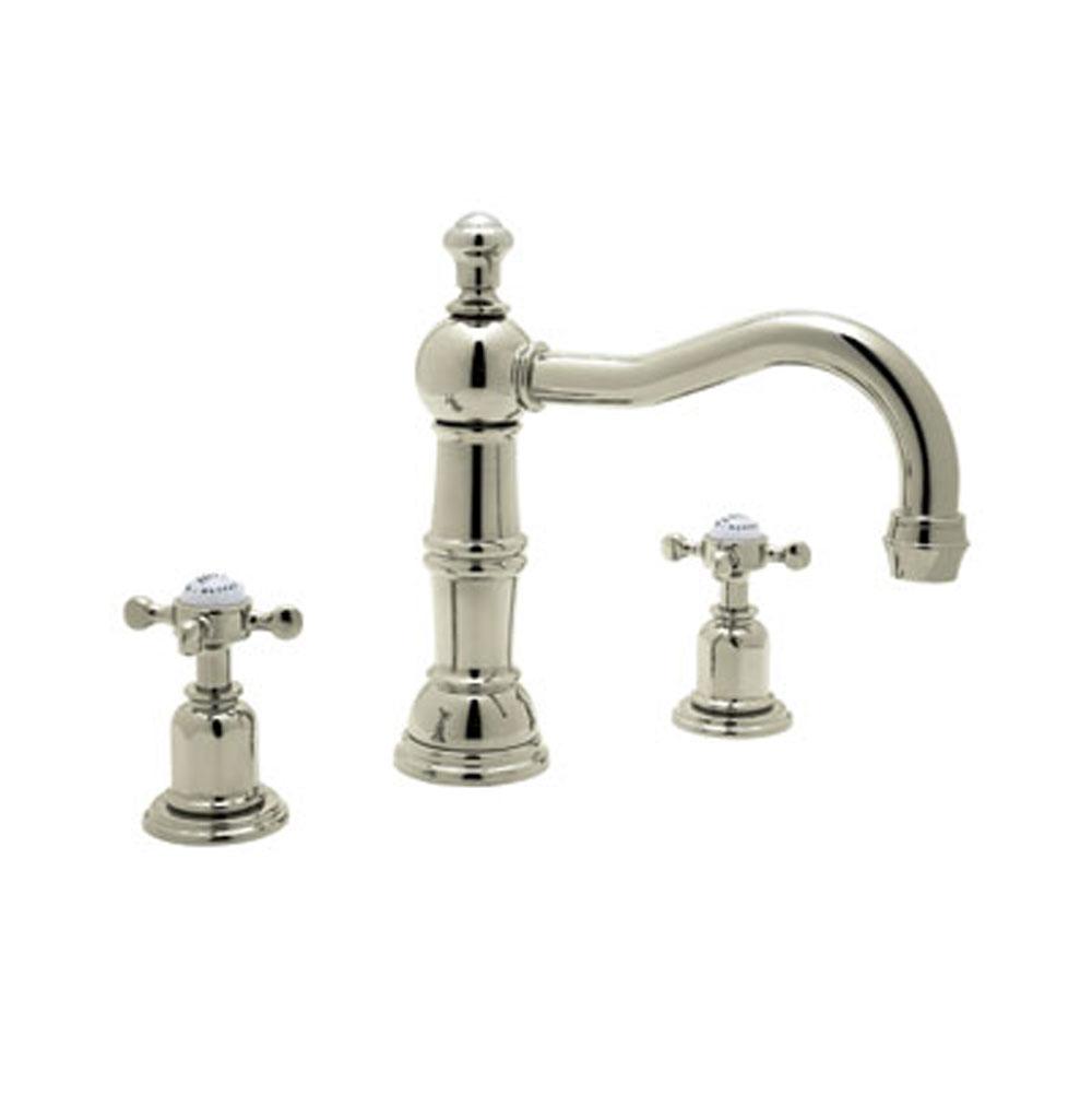 Rohl Edwardian™ Widespread Lavatory Faucet With Column Spout